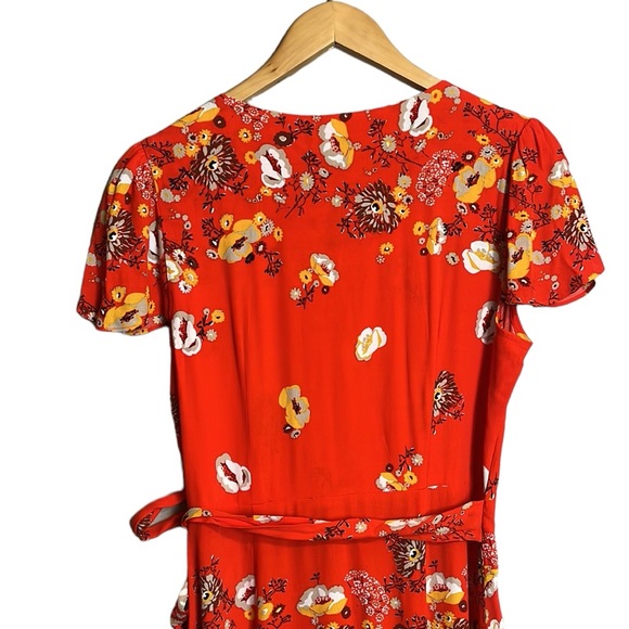 Free People Jess Wrap Dress Floral Size Small - Picture 9 of 13